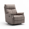 Poltrona reclinabile in tessuto grigio dimensioni 80 x 90 x 100cm